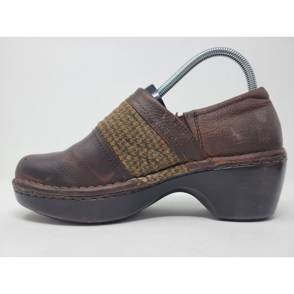 ARIAT Pendleton Leather Clogs Chunky Heel 7.5 B - Picture 5 of 12
